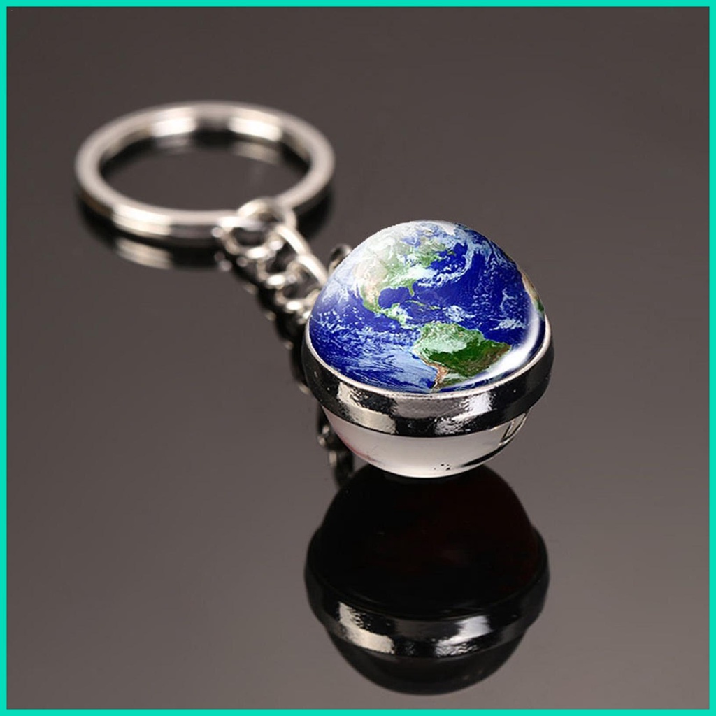 Móc Khóa Hệ Mặt Trời Phát Sáng Trong Bóng Tối Cho Nữ