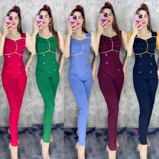 Sét bộ thun cát hàn siêu dễ thương.TCH64