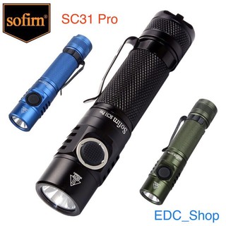 Sofirn SC31 Pro 2000 Lumen SST40 Đèn Pin Led Siêu Sáng Anduril UI Sạc Thân Type-C Nhiều Chế Độ Nhỏ Gọn Tiện Dụng