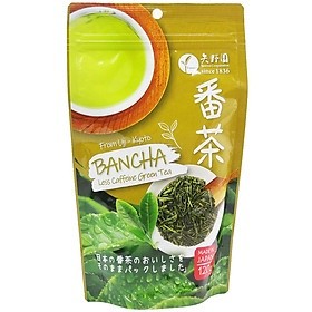 Trà xanh bancha yanoen less caffeine nhật bản 120g. date 06/2023
