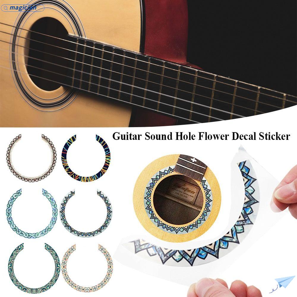 Miếng Dán Lỗ Âm Thanh Bằng PVC 10 Kiểu Cho Đàn Guitar Cổ Điển