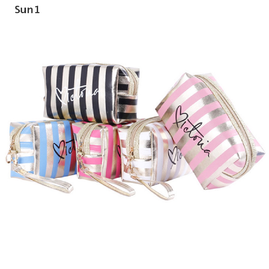 Túi Da PU Đựng Mỹ Phẩm Trang Điểm Thời Trang Dành Cho Nữ Sun1 &gt;