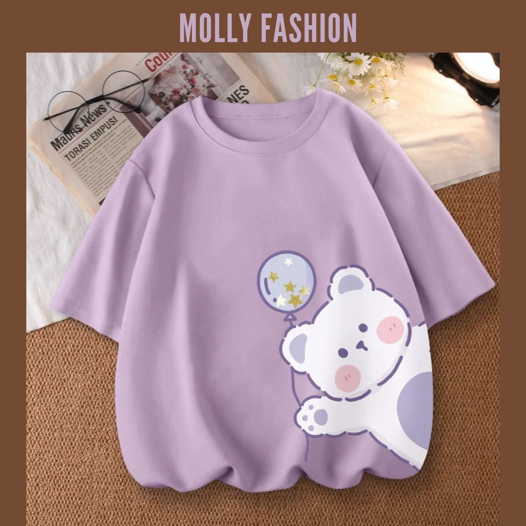  Áo thun tay lỡ NHIỀU MẪU 6535 ❤️ Áo phông Unisex form rộng Freesize dành cho nam nữ Molly Fashion