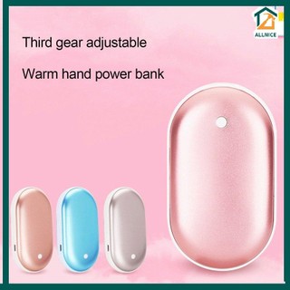 1123 Máy sưởi tay kiêm sạc dự phòng mini Winter Mini Hand Warmer Heating Pad USB Rechargeable Handheld Warmer Heater