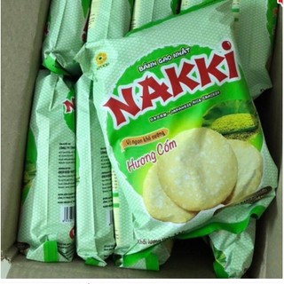 Bánh gạo Nhật NAKKI hương cốm 200g