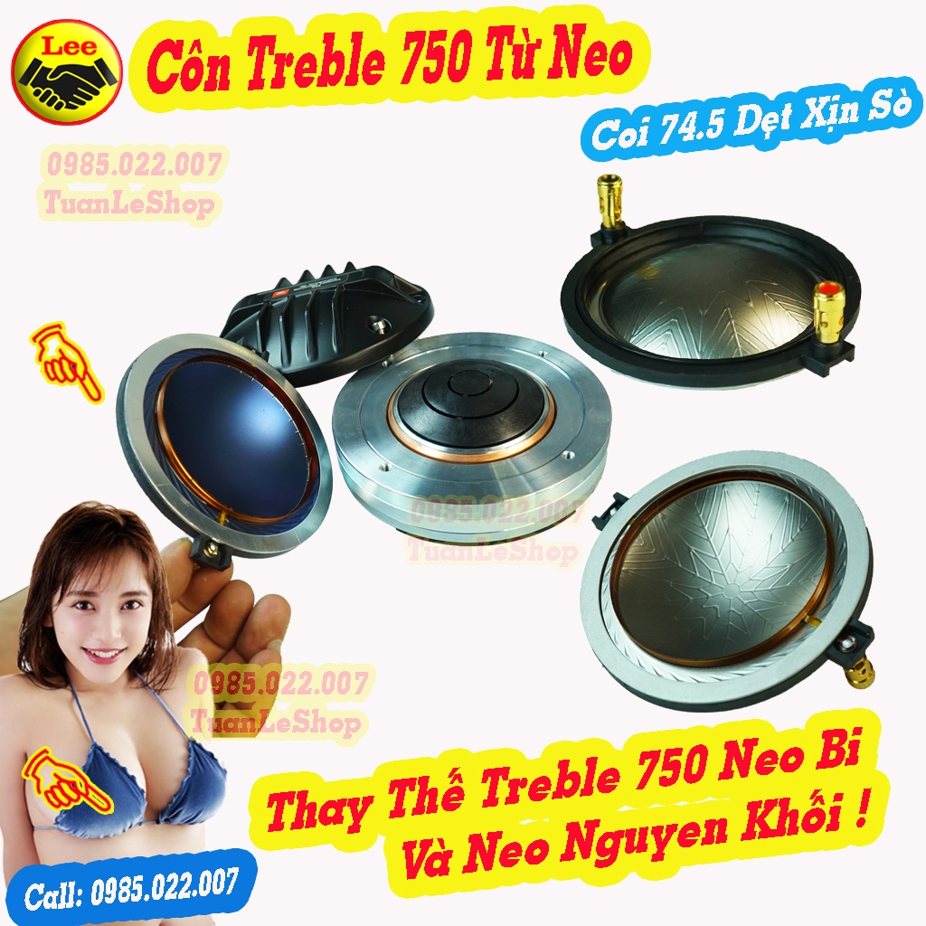 COIL TREBLE 74.5 TỪ NEO, CÔN DÂY ĐỒNG DẸT, CÔN 750 DÀNH CHO TREP 750 TỪ NEO – HÀNG NHẬP KHẨU XỊN SÒ – GÁI 01 CHIẾC