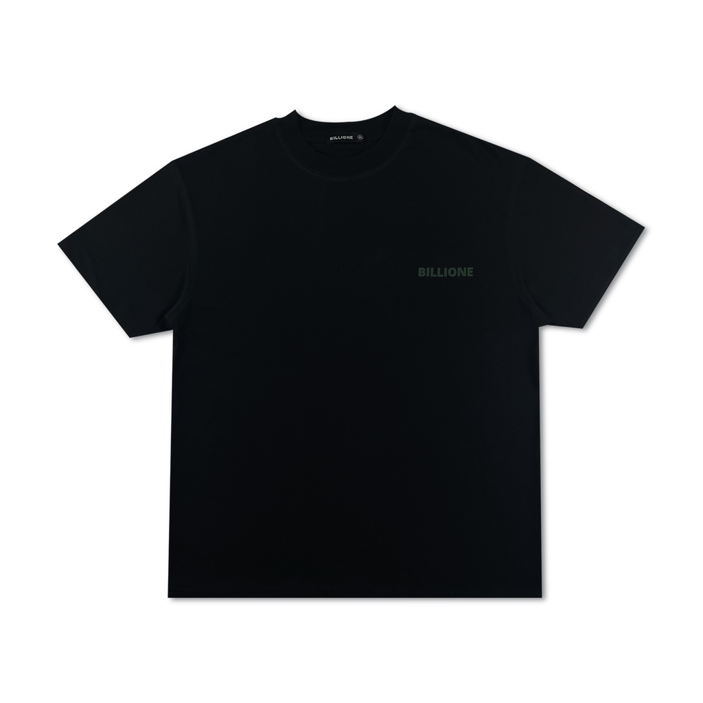 Áo Phông "Billione Faction Tshirt" 100% Cotton 2 Chiều 280GSM Màu Đen