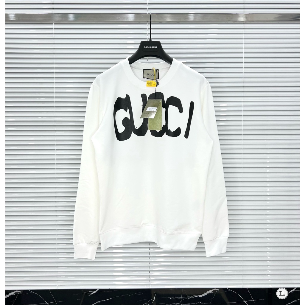 Áo sweater GC Balenciaga, áo nỉ GC chất nỉ bông dầy in hình GC Balenciaga