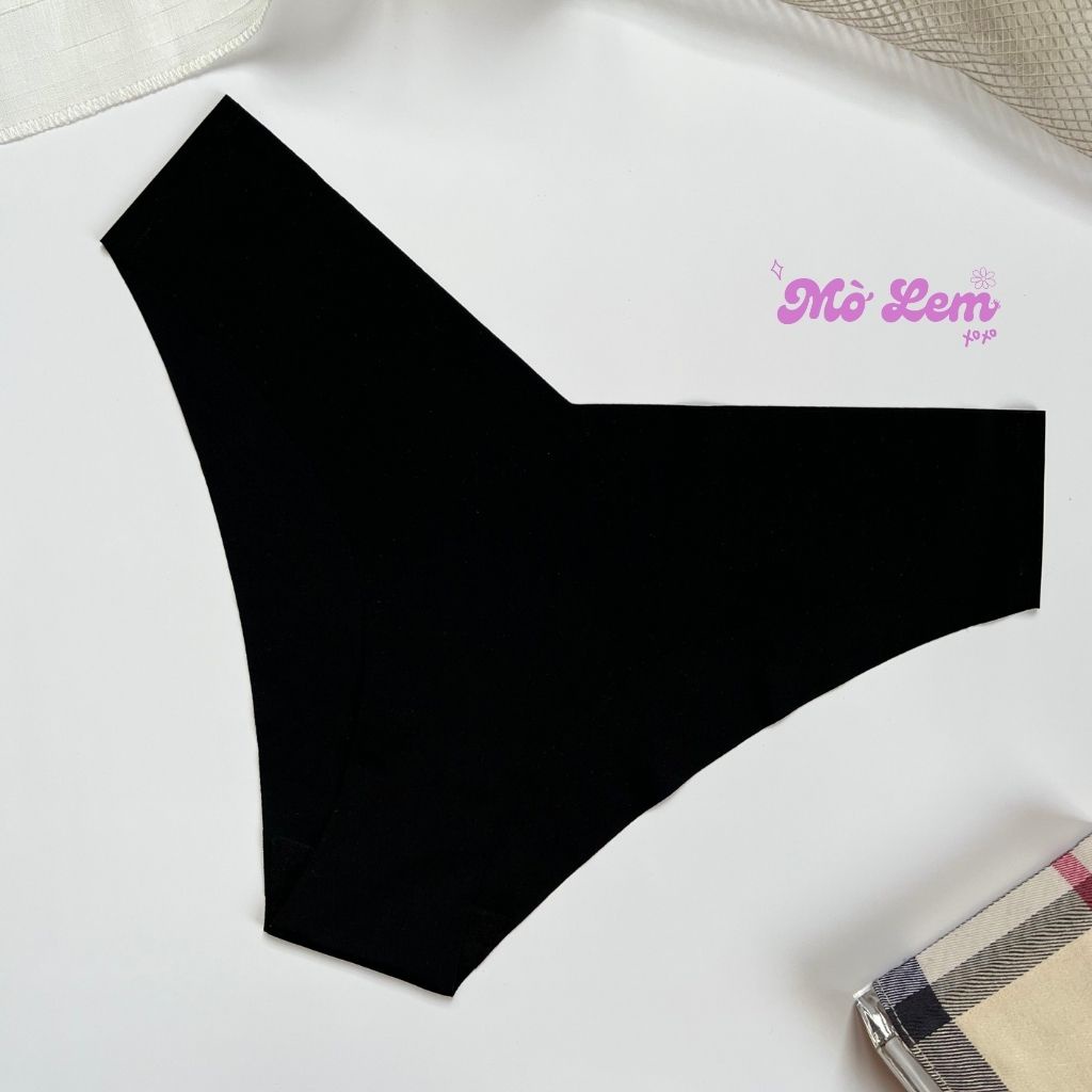 Quần Lót Nữ Cut V Cao Cấp Thun Lạnh Cotton Trơn Đúc Su Không Viền | Molem.bodycare CV