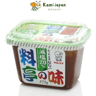 Tương miso dashi marukome giảm muối 375g nhật bản | kami.japan | 4902713123471