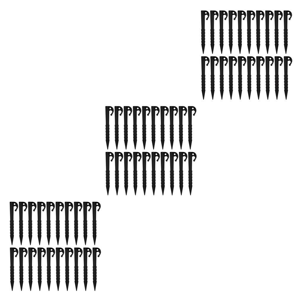 Set 1 / 2 / 3 Gói 20 Chốt Dựng Lều Cắm Trại Kèm Móc Tiện Dụng