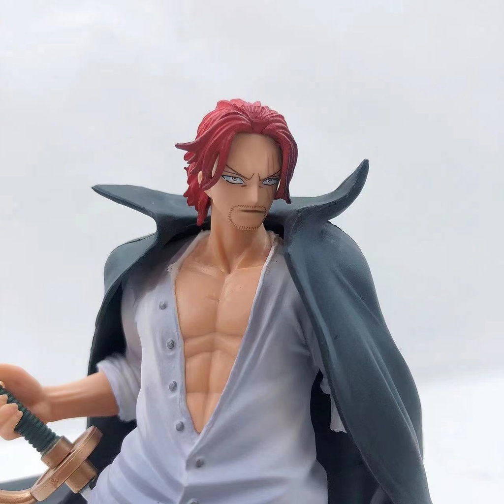 19 cm Mô hình Tứ hoàng Shanks tóc đỏ One piece