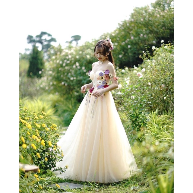 VÁY CÔNG CHÚA VOAN LƯỚI  ĐÍNH HOA THÊU, VÁY NÀNG THƠ, VÁY TIỂU THƯ, VÁY CHỤP PHOTO CONCETP, ĐI TIỆC,DU LỊCH,ĐI CHƠI