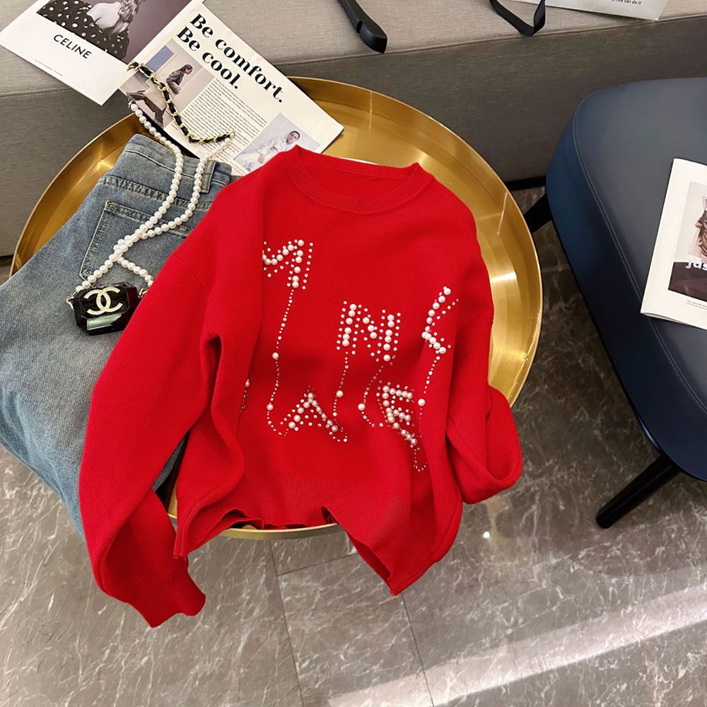 Áo Sweater Dáng Ngắn Phong Cách Thời Trang Năm Mới 2022