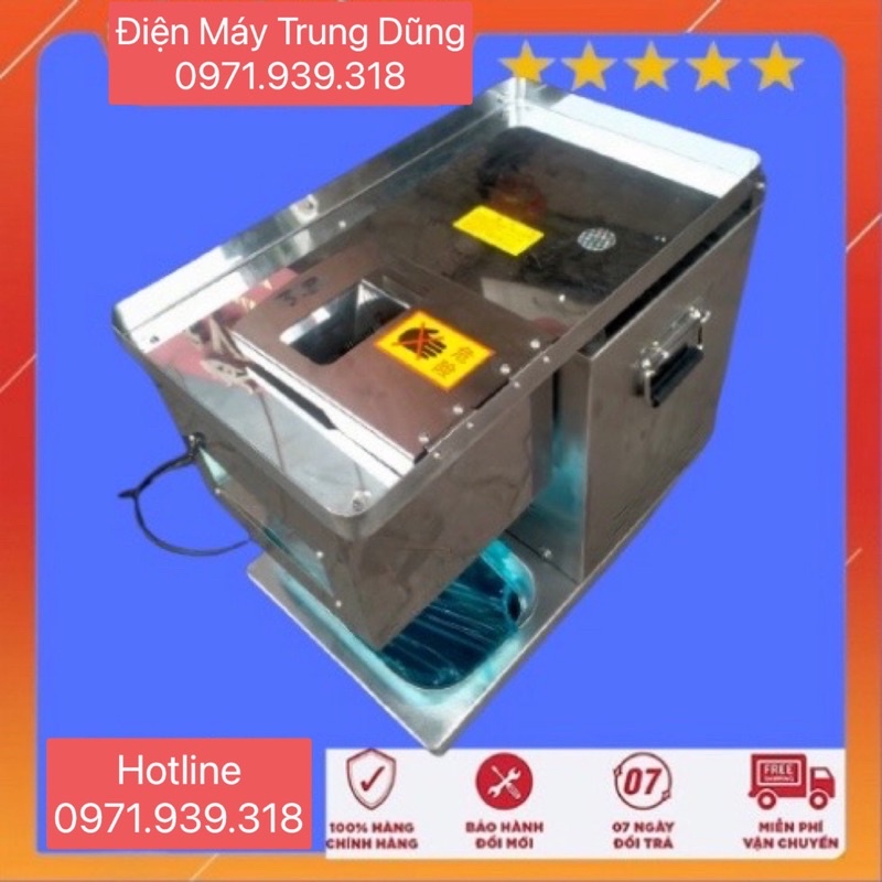 Máy Thái Thịt Công Nghiệp QX260 Dao Tháo Rời Máy Thái Thịt Tươi Sống Công Suất 1100w Cỡ Dao 2.0/2.5/3.8/5.0/7.0/10MM