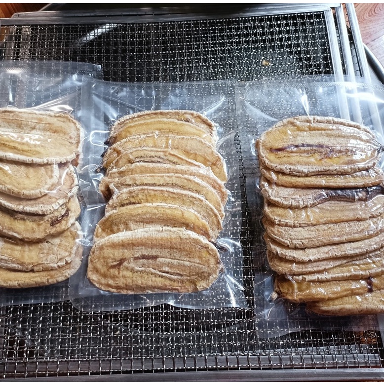 Chuối sứ sấy dẻo không đường - túi 1kg