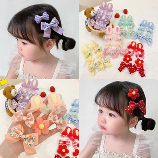 Set 8 Kẹp Tóc Dễ Thương Cho Bé Gái