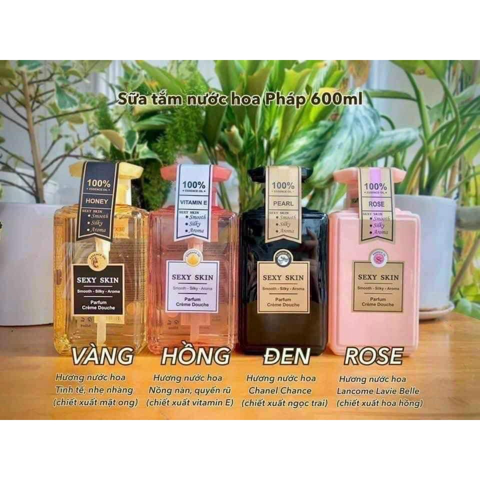 Sữa tắm nước hoa sexy skin 600ml | BigBuy360 - bigbuy360.vn