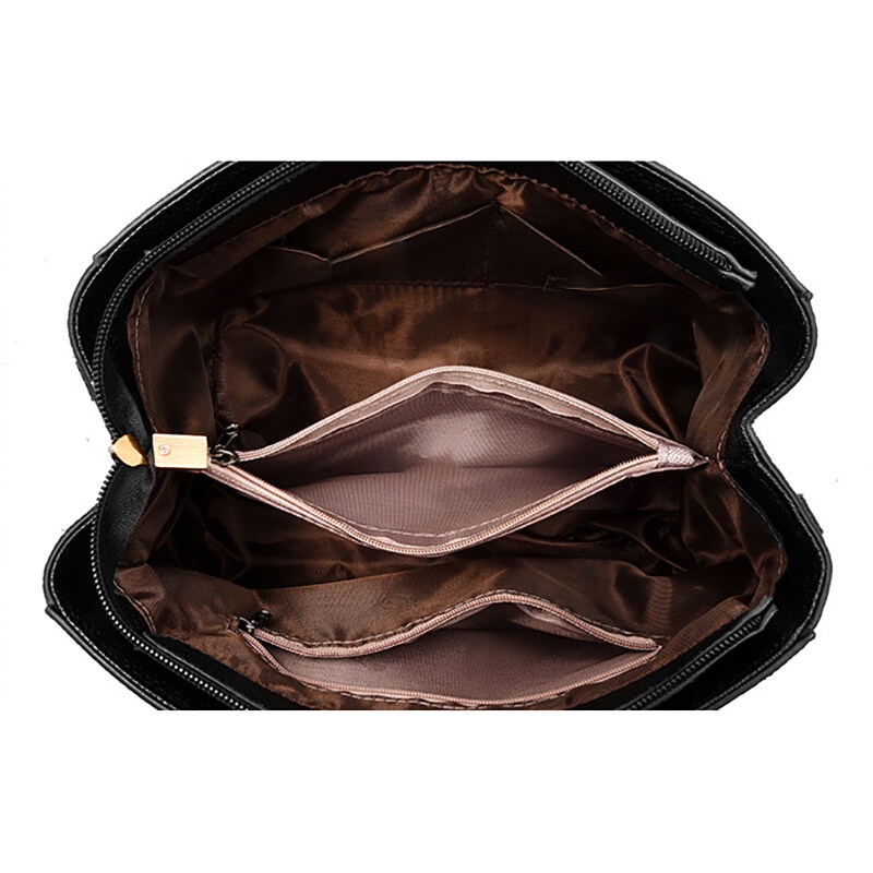 Mischa Túi Đeo Chéo Da PU Sức Chứa Lớn Thêu Họa Tiết Thời Trang Cho Nữ