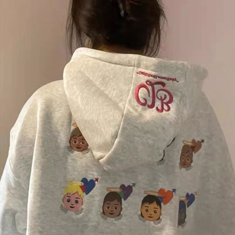 ÁO HOODIE • NỈ LÓT LÔNG XỊN THÊU NHIỀU HÌNH CUTE (order)