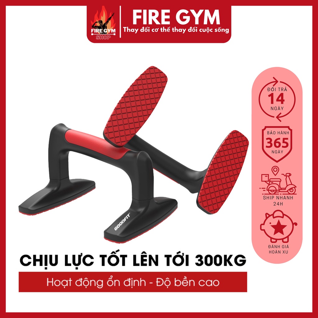 Dụng Cụ Hít Đất, Dụng Cụ Hít Đất Đa Năng, Chống Đẩy Đa Năng Cho Nam Nữ GOODFIT GF301PU