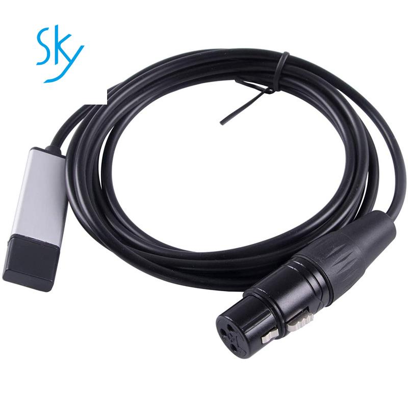 Bộ chuyển đổi giao diện USB sang DMX512 Bộ điều khiển chiếu sáng sân khấu máy tính Bộ điều chỉnh độ 