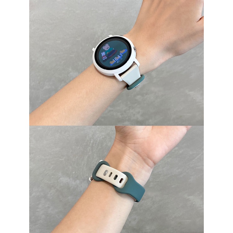 Ốp Điện Thoại Silicon Phối Màu Độc Đáo Thời Trang Cho Huawei gt2 / 3 / pro Watch Active 2 / Galaxy Watch 4 / 5 / 5pro /