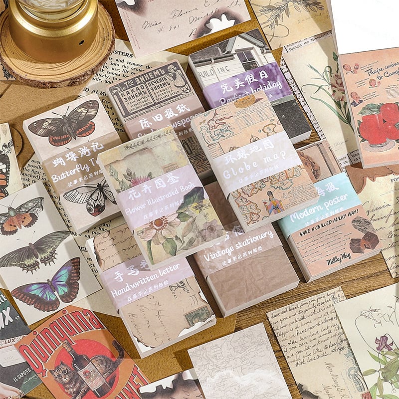 Sticker họa tiết trang trí Scrapbook, sổ tay, vở  -