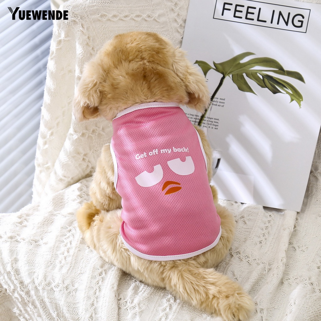 Áo Thun Mỏng Không Tay Thời Trang Cho Thú Cưng