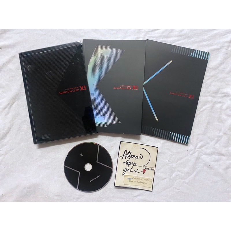 X1 mini album Quantium leap đã khui seal, gồm cd photobook như hình.