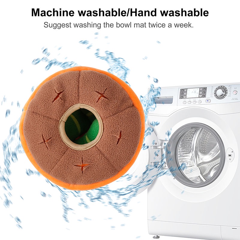 HamshMoc Đồ Chơi Nhai Gặm Tương Tác Bằng Vải Bông Mềm Mại Hình Tô Thức Ăn Cho Cún Cưng 9