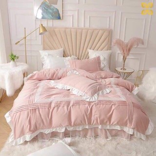 Bộ chăn ga cotton lụa M002