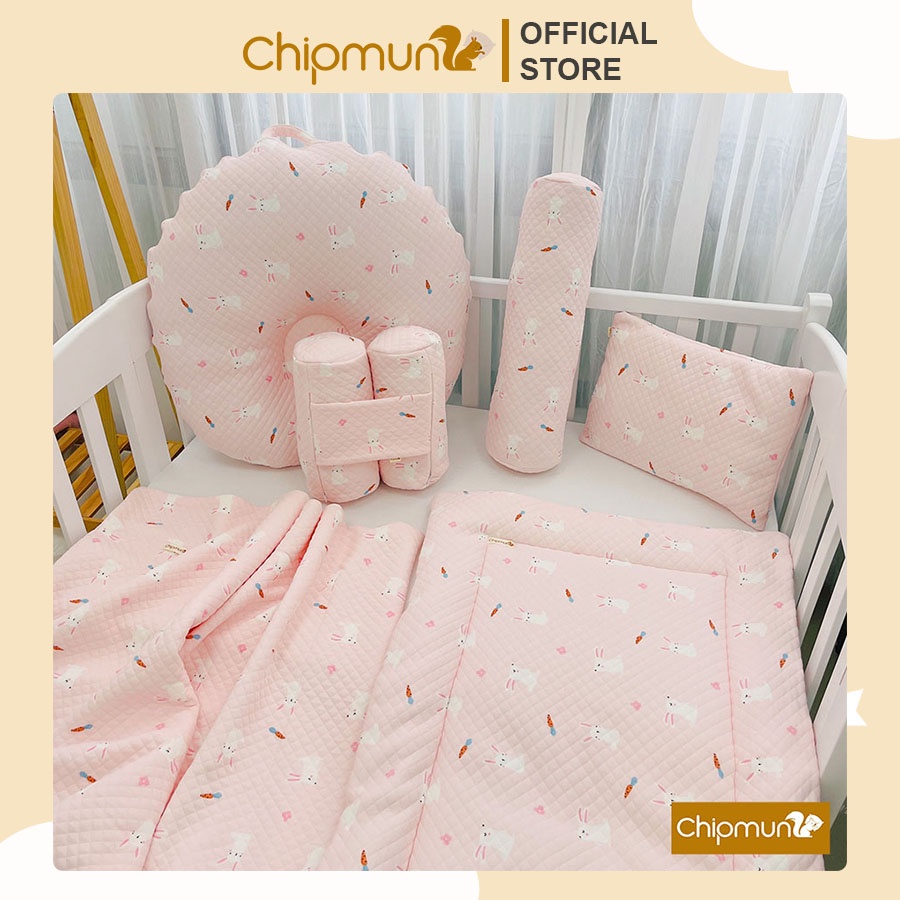 Bộ chăn gối trẻ sơ sinh, chăn gối thu đông cho bé cotton mềm mịn CHIPMUNK - Khách hàng chọn riêng sản phẩm khi mua hàng