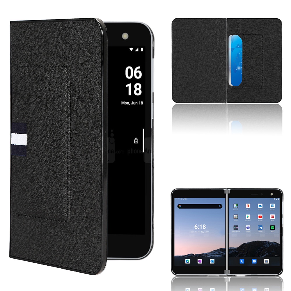 Bao Da Máy Tính Bảng PU + PC Có Nhiều Ngăn Đựng Thẻ Cho Microsoft Surface Duo 8.1"