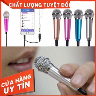 Micro Mini Hát Karaoke Trên Điện Thoại Nhỏ Gọn