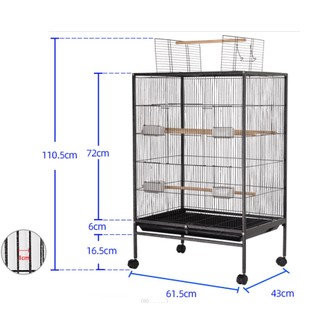 1 lồng t4 cao cấp nhập khẩy d62 r43 c95 làm lồng cho mọi dòng chim vẹt, nan 1cm chống chuột