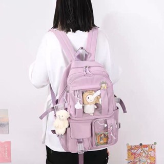 Balo Đi Học Bealux Xinh Xắn - Balo Đi Học Bealux Túi Trong Dài Đựng Vừa Laptop 15.6 Inch - Balo Đi Học Bealux_1905_