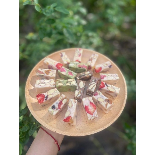 Kẹo Nougat - kẹo sữa hạt, kẹo hạnh phúc handmade thơm ngon