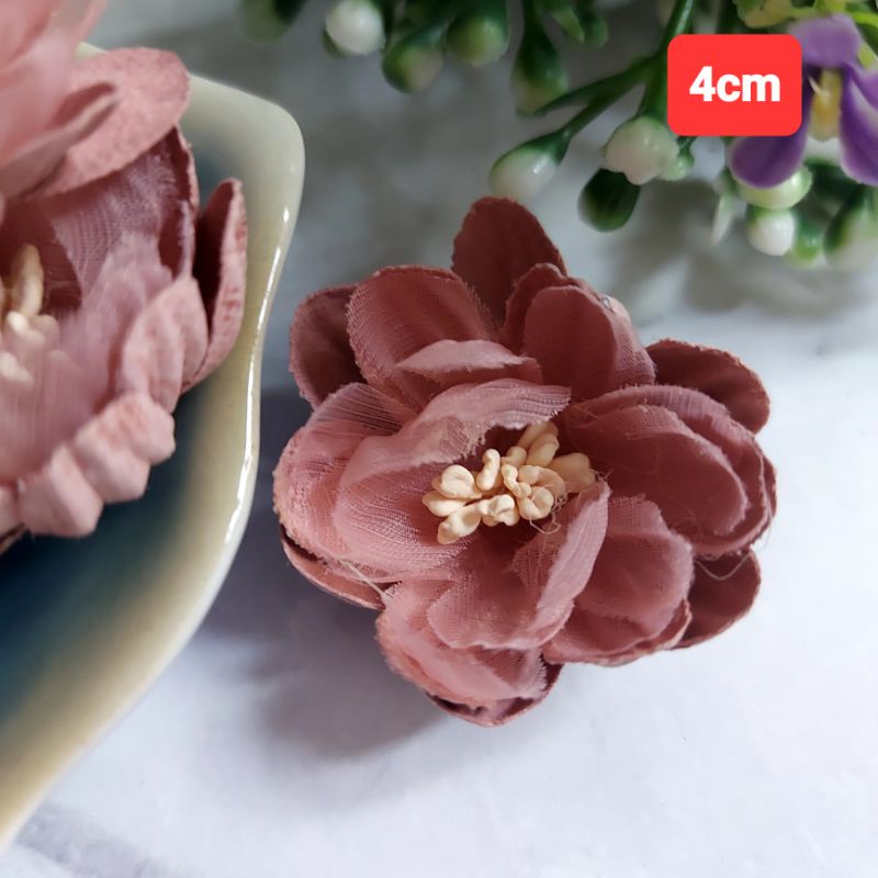 Hoa trang trí , size  khoảng 4cm _5cm(5  hoa)