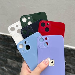 Kính lưng thay thế vỏ xr lên ip 13 , ip 14 màu xanh, đen, trắng, đỏ, tím