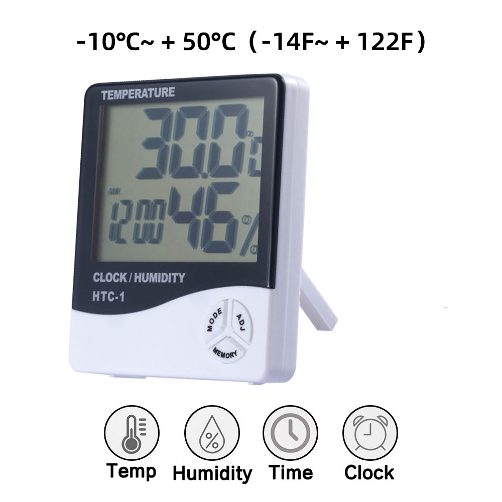 Máy Đo Nhiệt Độ Độ Ẩm Không Khí Trong Phòng HTC-1 Hàng loại 1 cao cấp
