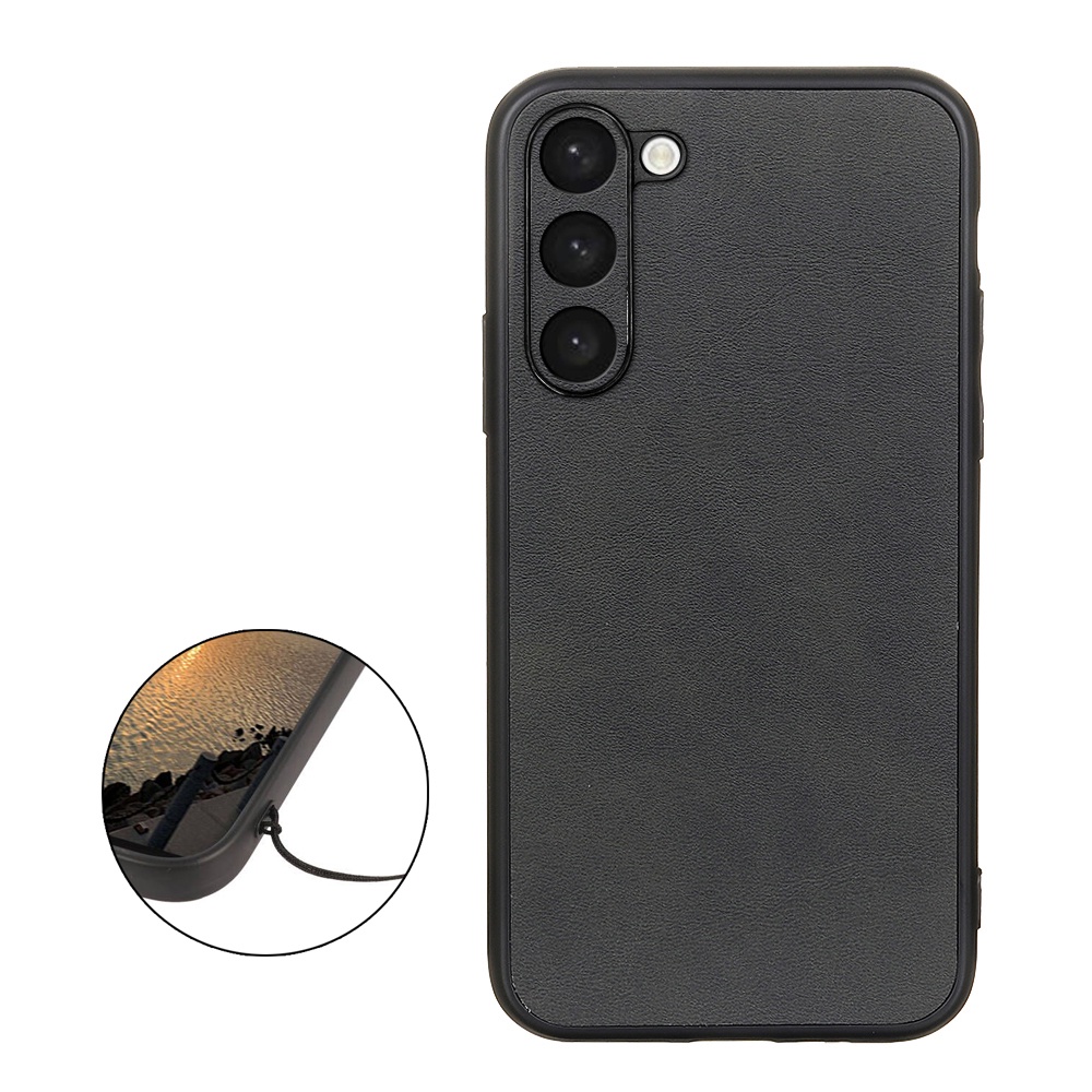 Ốp Lưng Da Bò Siêu Mỏng Cho Samsung Galaxy S23 Plus