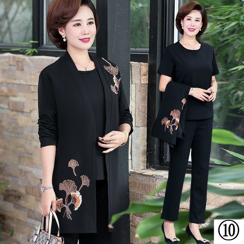 Áo Khoác Vest Dáng Rộng Phong Cách Phương Tây Thời Trang Xuân Thu Dành Cho Nữ Trung Niên