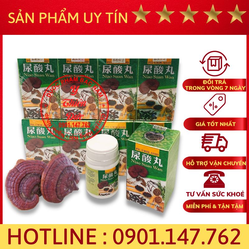 Niao suan wan, gout xanh Malaysia–Hỗ trợ xương khớp