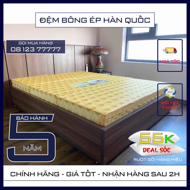 ĐỆM BÔNG ÉP KHÁNG KHUẨN HÀN QUỐC HANVIKO