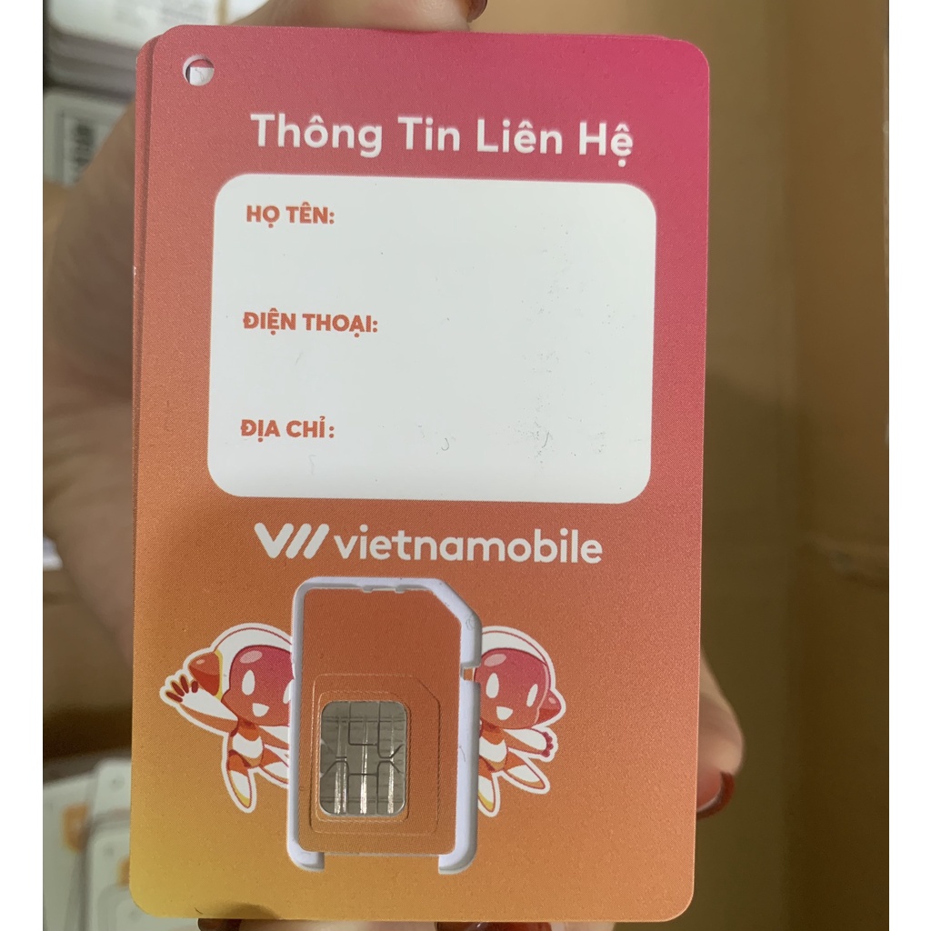 Sim Dán Vnmb 0đ Tạo Tài Khoản - KHÔNG DATA 4G