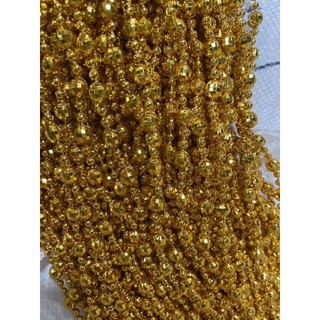 1m dây hạt ngọc lấp lánh trang trí noel,giỏ quà