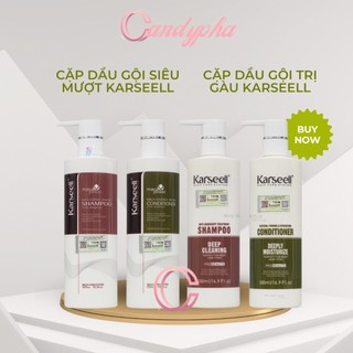 Dầu gội xả collagen KARSEELL dưỡng ẩm phục hồi siêu mềm mượt hương nước hoa Karseell 500ml-800ml