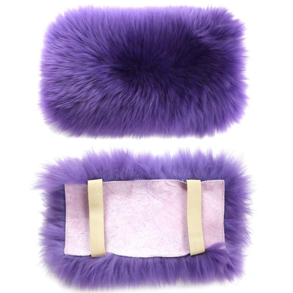 1 Đệm Lót Tay Vịn Xe Hơi Bằng Lông Nhung Mềm Mại Tiện Dụng VANES1