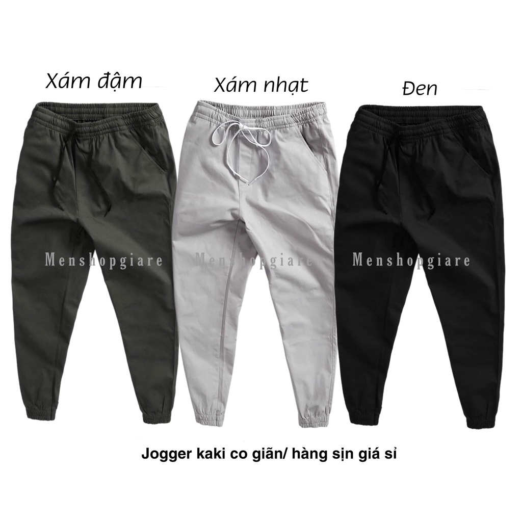 QUẦN JOGGER KAKI CO GIÃN KHÔNG RA MÀU
